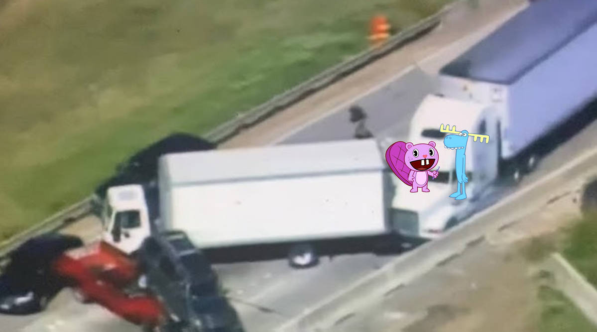 lumpy toothy dies get getting Police Chase In Be by danwoo03010 on ...