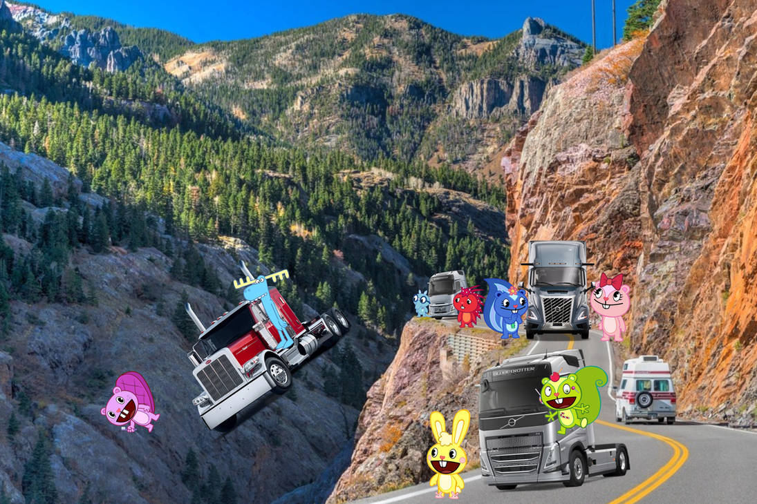 lumpy dies big rig racing falling down off a cliff by danwoo03010 on ...