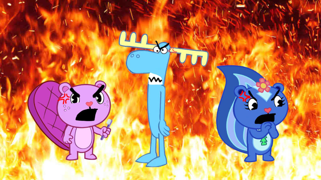 Toothy And Lumpy And Petunia Are Angry! by danwoo03010 on DeviantArt