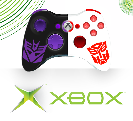 Transformers Xbox 360 Design