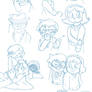 Wordgirl doodles