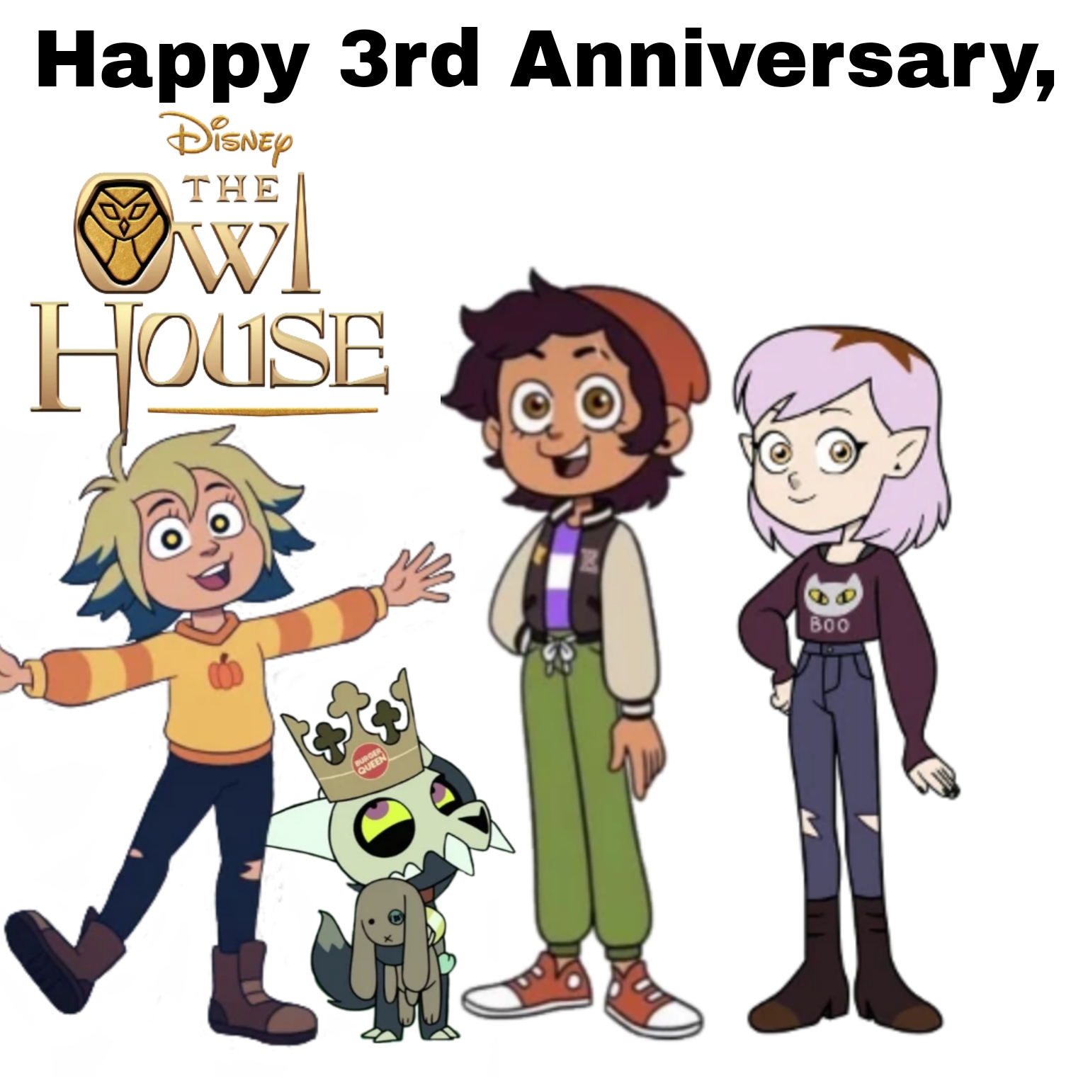 Feliz 3er Aniversario The Owl House by SonicBustos on DeviantArt