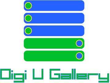 Digi U Gallery Logo Mockup