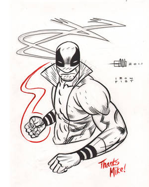 Ironfist Sketch by Andrew-Ross-MacLean