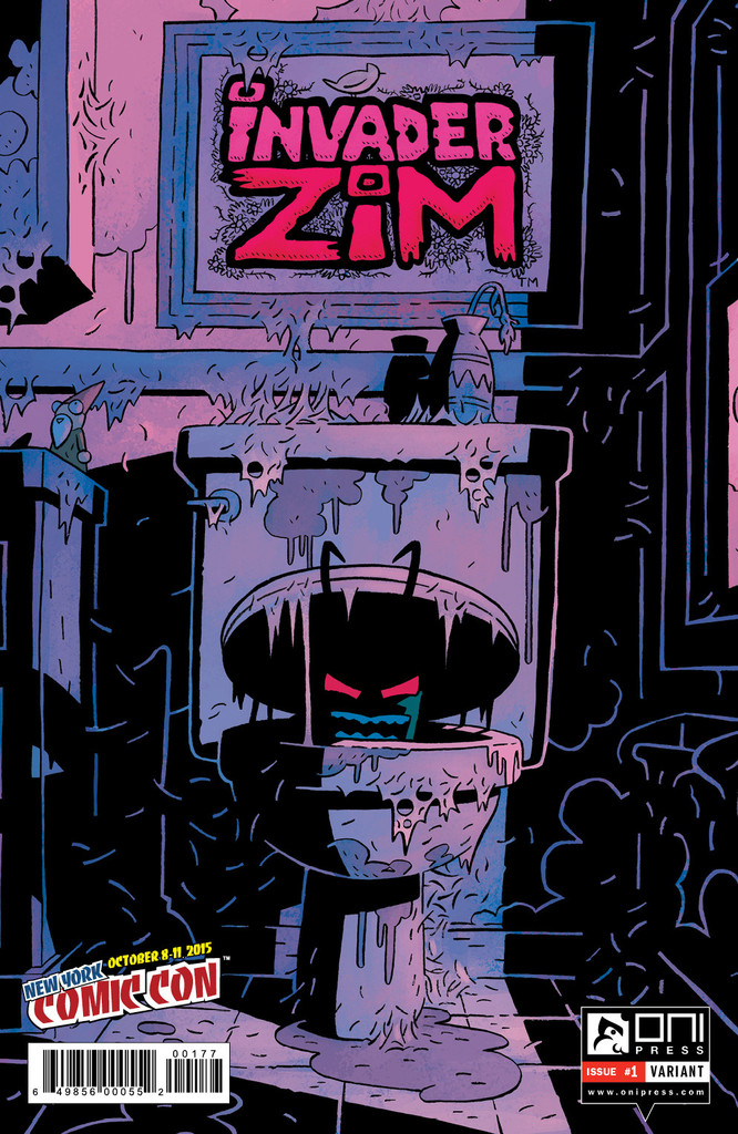 INVADER ZIM NYCC Exclusiv Variant Cover by Andrew-Ross-MacLean