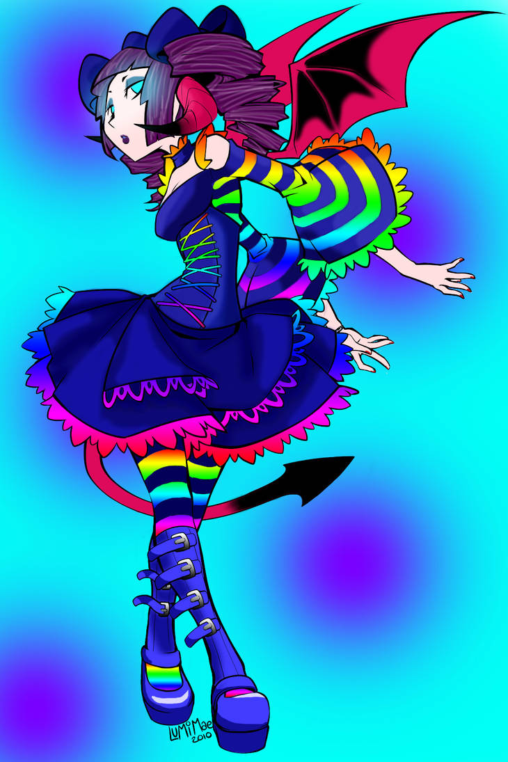 Lolisa Succubus Lolita Colored by TheBrainsLion on DeviantArt