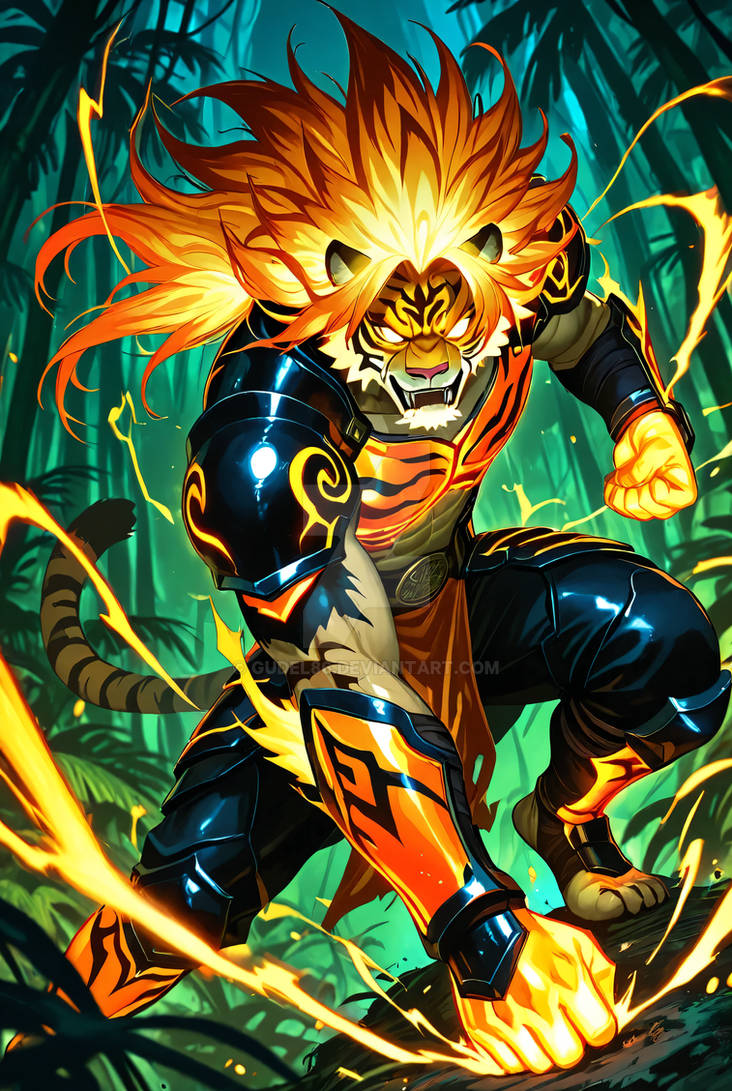 Tigerman Rengar Tiger man by gudel86 on DeviantArt