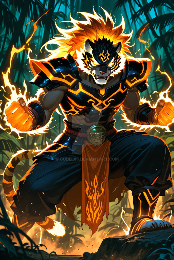 Tigerman Rengar Tiger man by gudel86 on DeviantArt