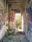 Graffiti hallway