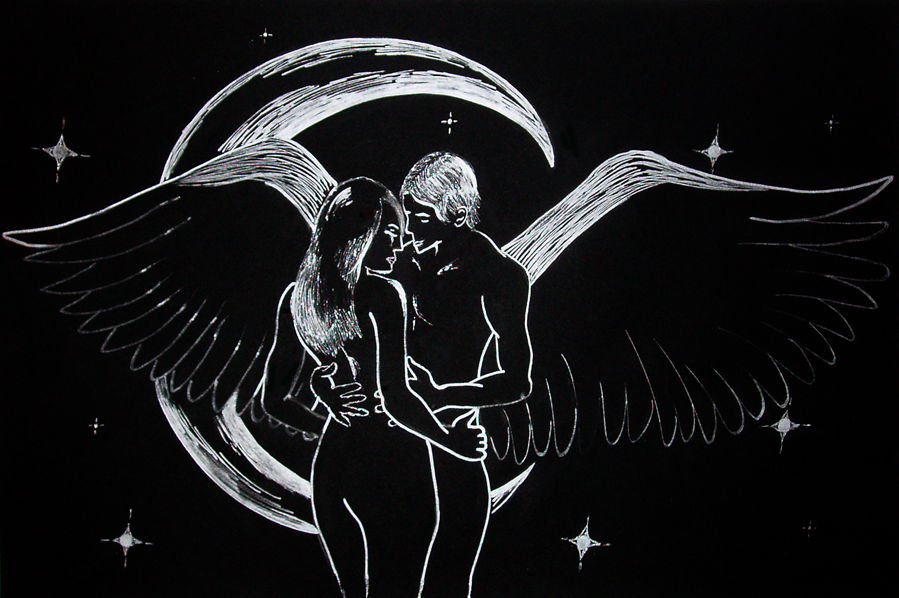 Silver Moon Angel By Dark Fairy 76 On Deviantart