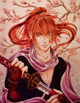 Kenshin Himura, Battousai by Suki-Manga