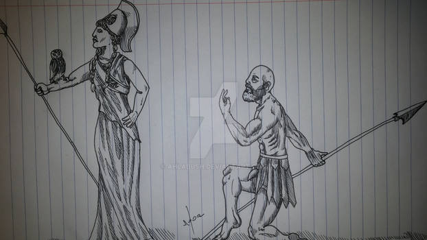 Agamemnon asks Athena for help