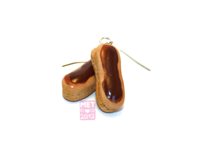 Chocolate Eclair Earrings