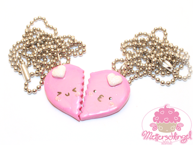 Friendship Heart Necklaces