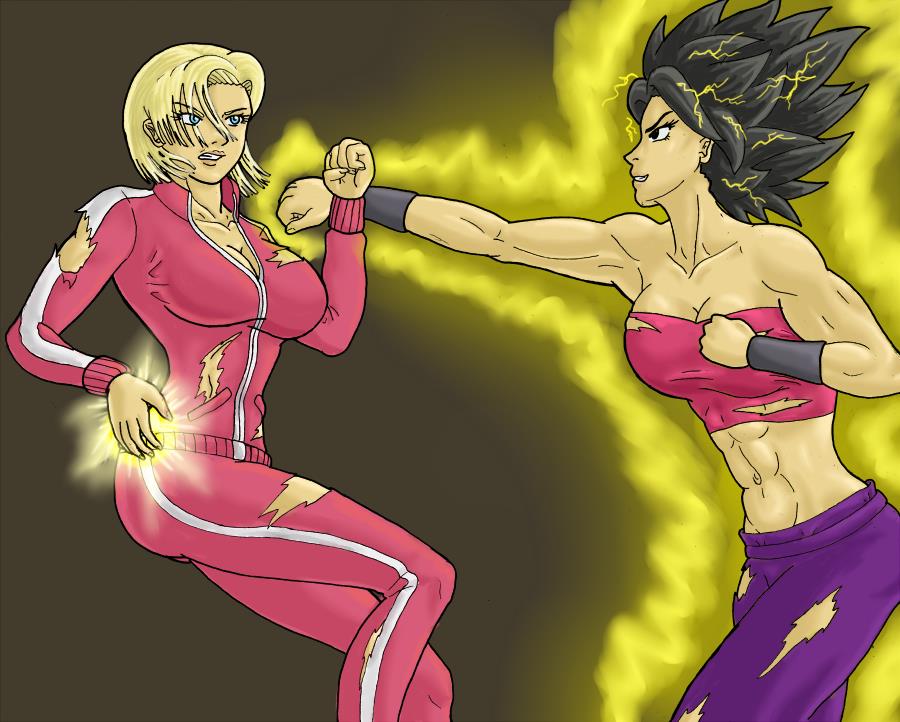 Caulifla vs Eighteen