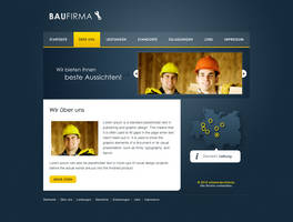 Baufirma Screendesign