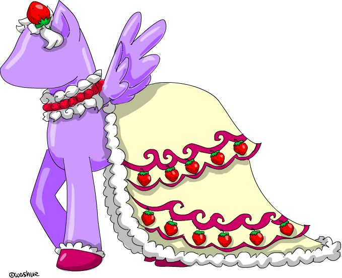 MLP Dress: StrawBry Cheesecake