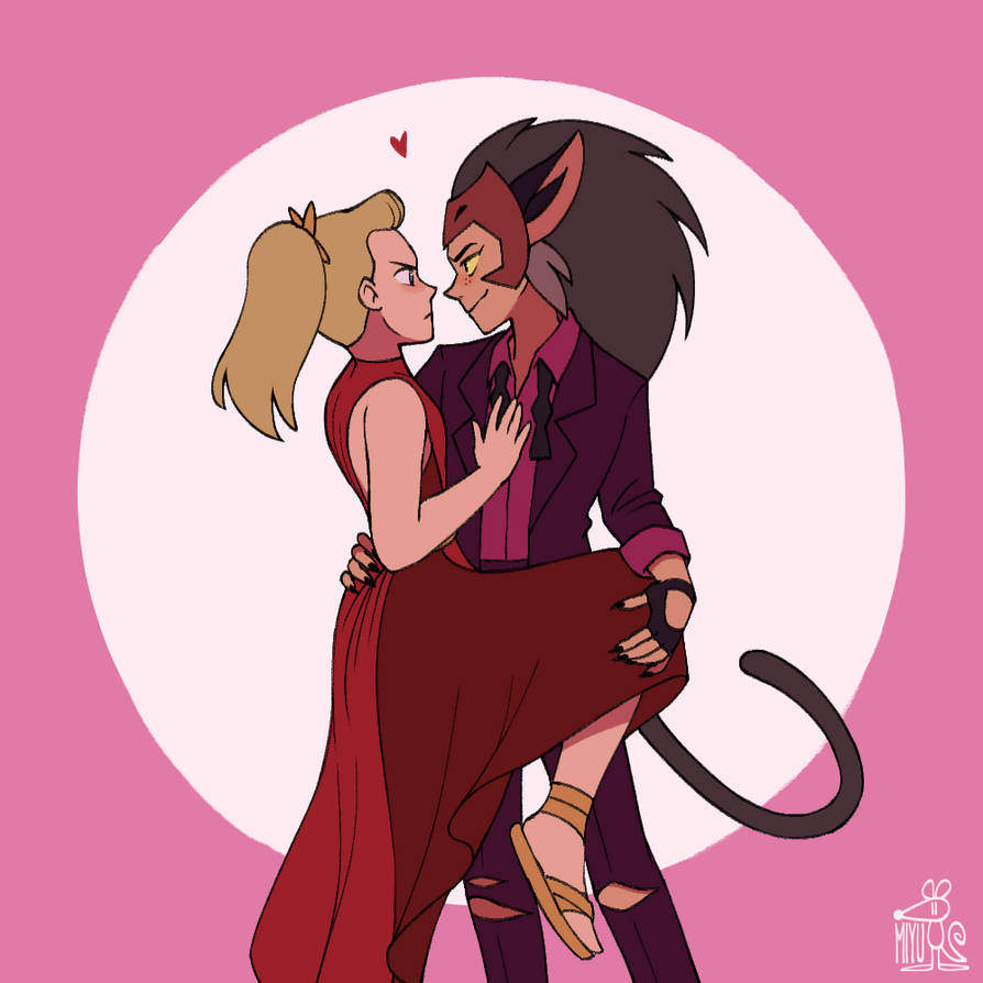 Adora and Catra by miyu96 on DeviantArt