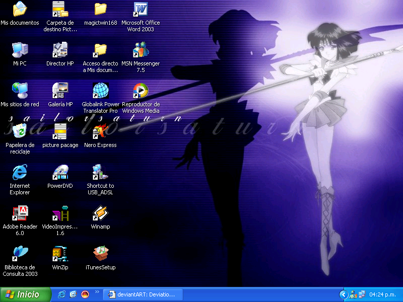 Sailor Saturn Desktop