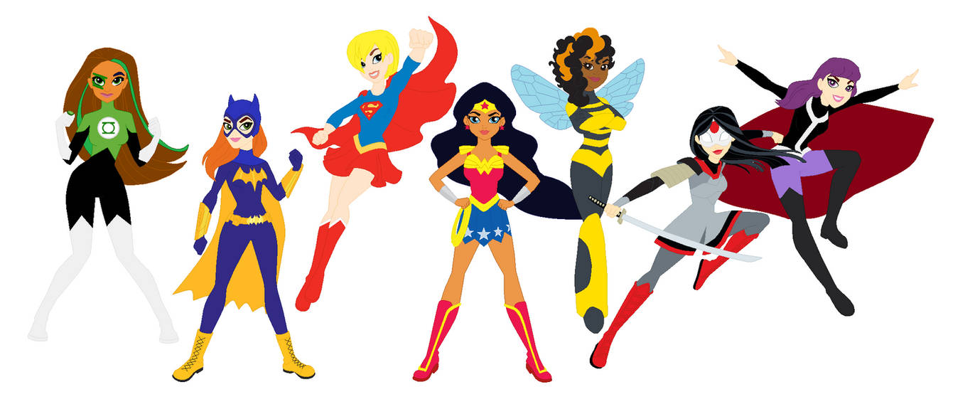 DC Super Hero Girls (2015 Dressed as 2019)