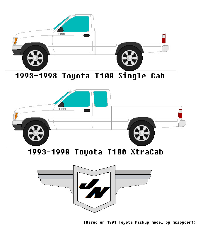 1993-1998 Toyota T100 (Minor Updates) by rolfjeannoel on DeviantArt