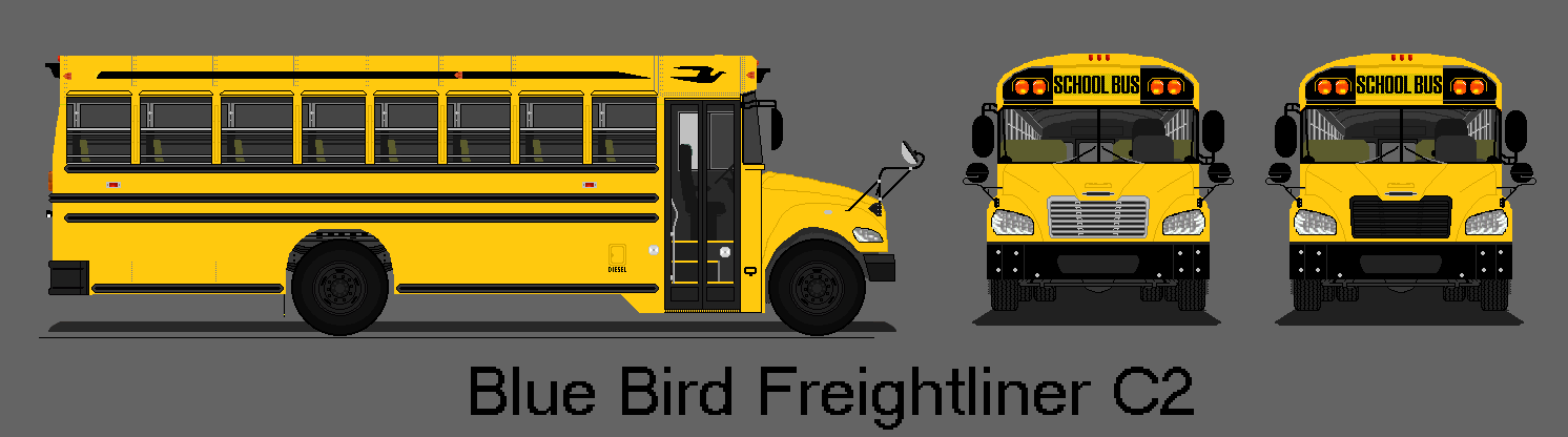 What If...? Blue Bird Freightliner C2 by rolfjeannoel on DeviantArt