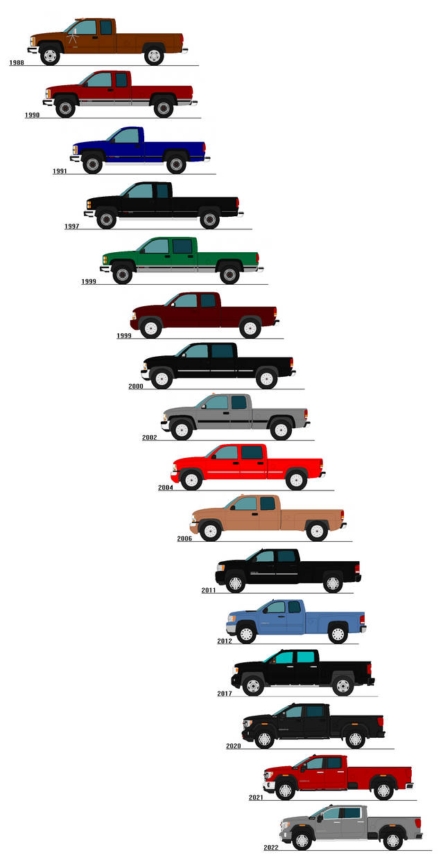 My Fleet of GMC Pickups by rolfjeannoel on DeviantArt