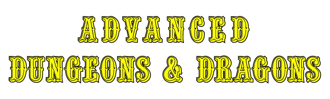 Advanced Dungeons and Dragons Logo (1977-1983) by FB-Malken on DeviantArt