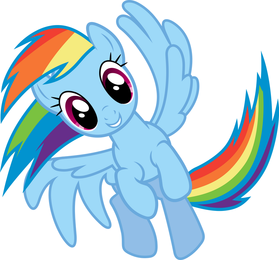 Rainbow Dash Spinning by Powerpuncher