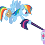 Rainbow Dash and Twilight Sparkle - Awkward