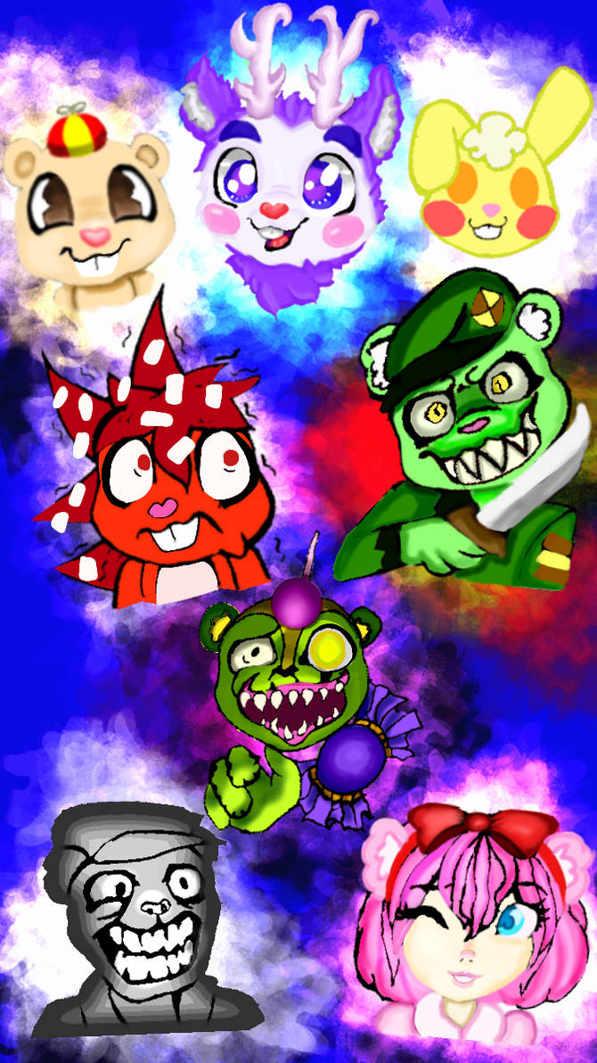Different Styles I use for drawing HTF by Somber-Wood-Critters on ...