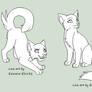 Free Domestic Cat Line Art