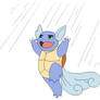 Wartortle used Rain Dance