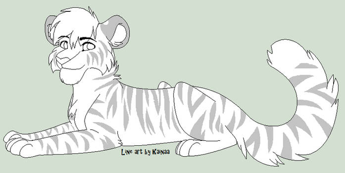 Tiger Line Art