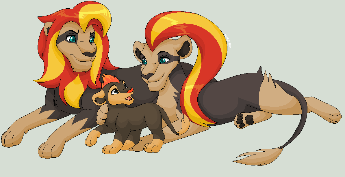 Pyroar Family