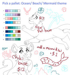 Pick A Pallet: Ocean / Mermaid theme (open)