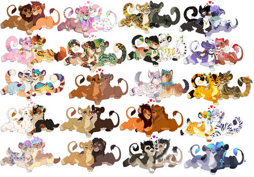 Vday YCH26 Completed Ones