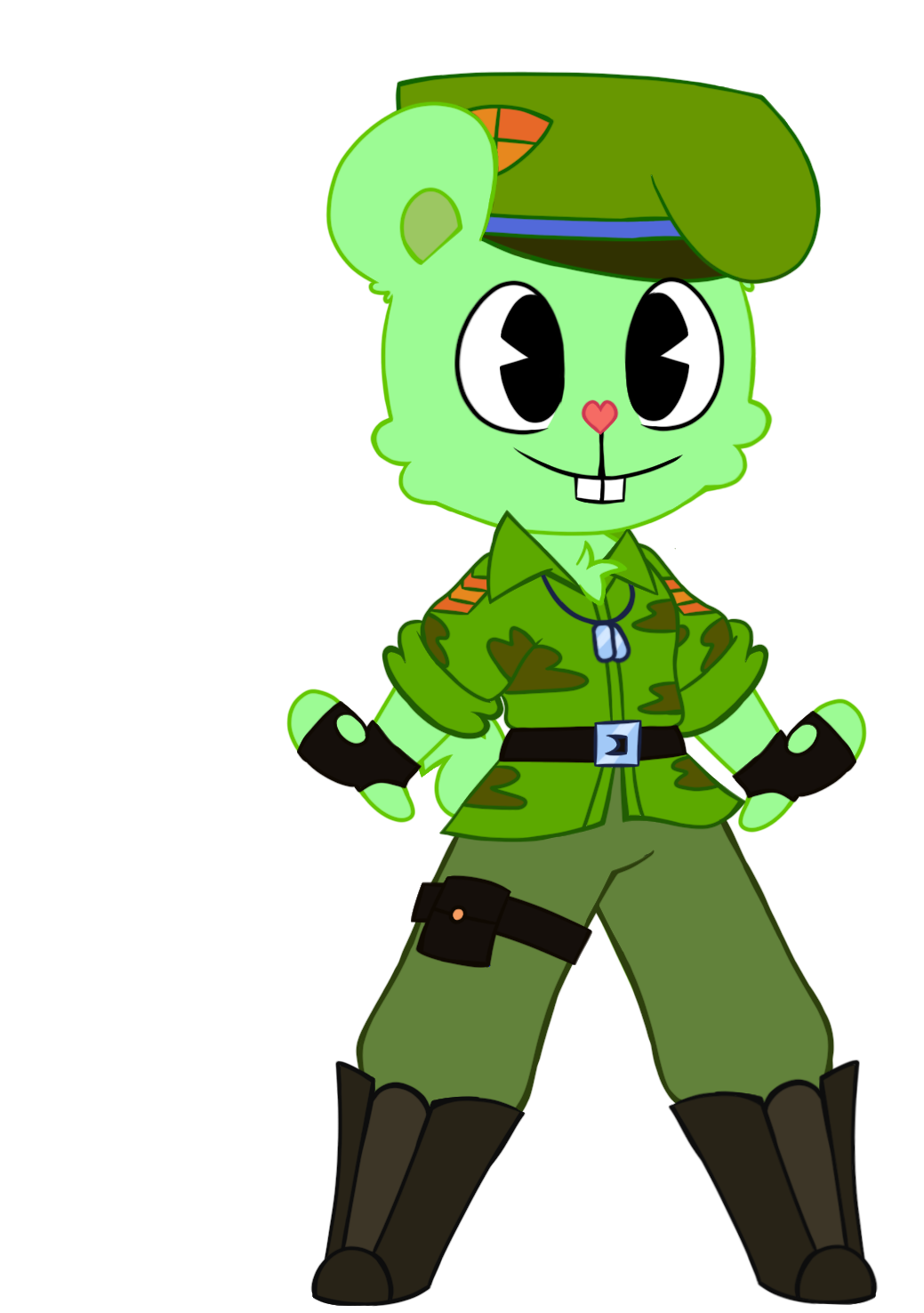 Flippy (HTF) by fernandasparklee on DeviantArt