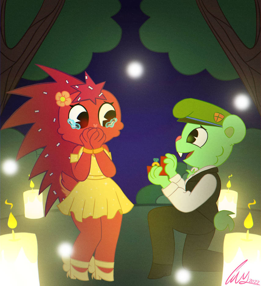 MARRY ME FORM FLIPPY X FLAKY (HTF) by fernandasparklee on DeviantArt