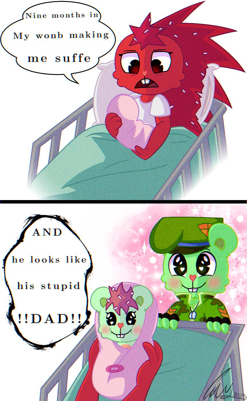 Just like the father of daughters (HTF) by fernandasparklee on DeviantArt