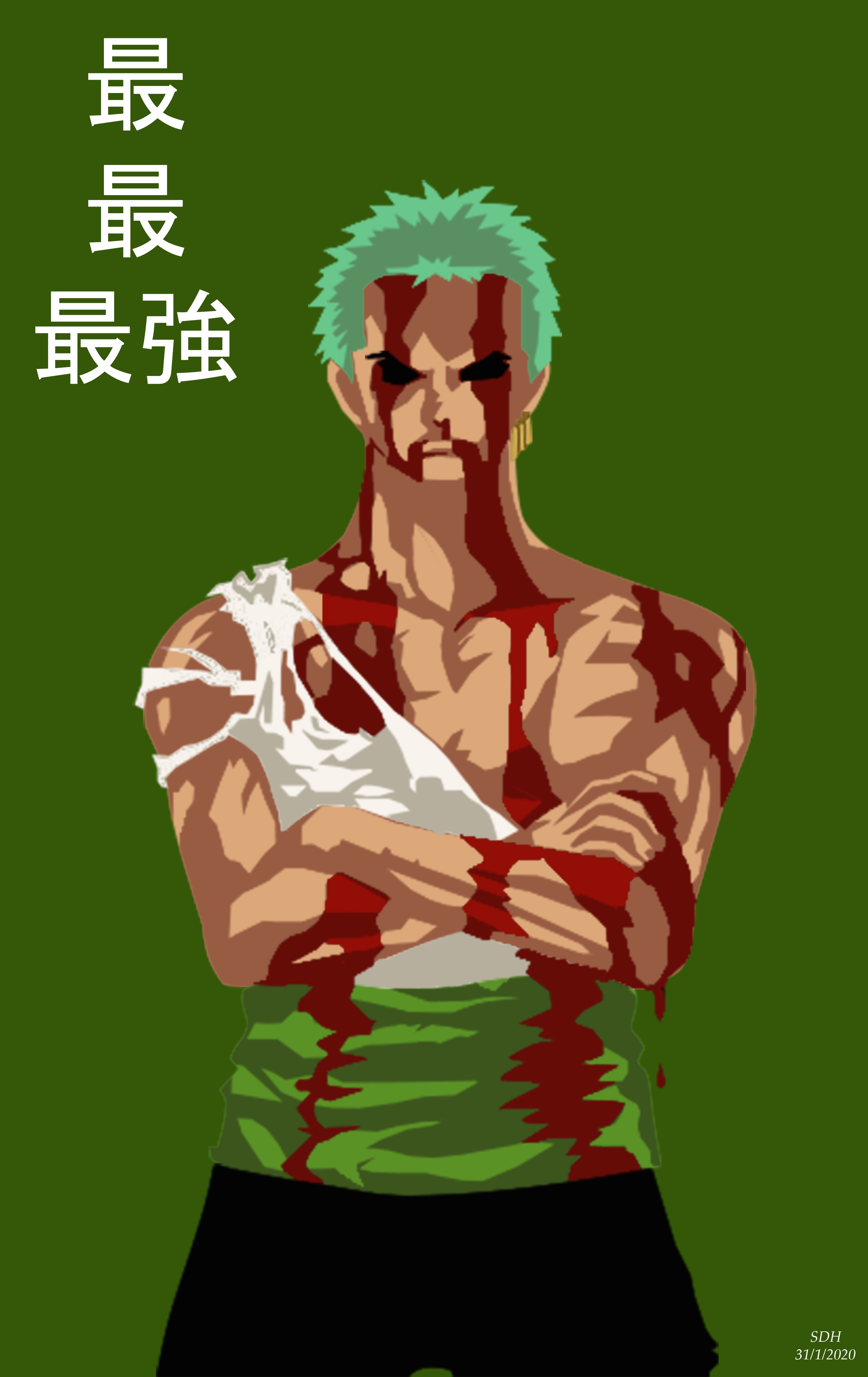 Nothing Happened - Zoro by dethtized96 on DeviantArt