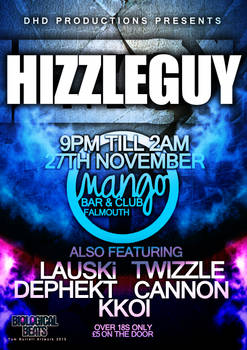 HIZZLE GUY Event Poster Effect Design