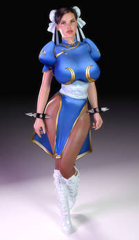 3D COSPLAY Chun li by Laura