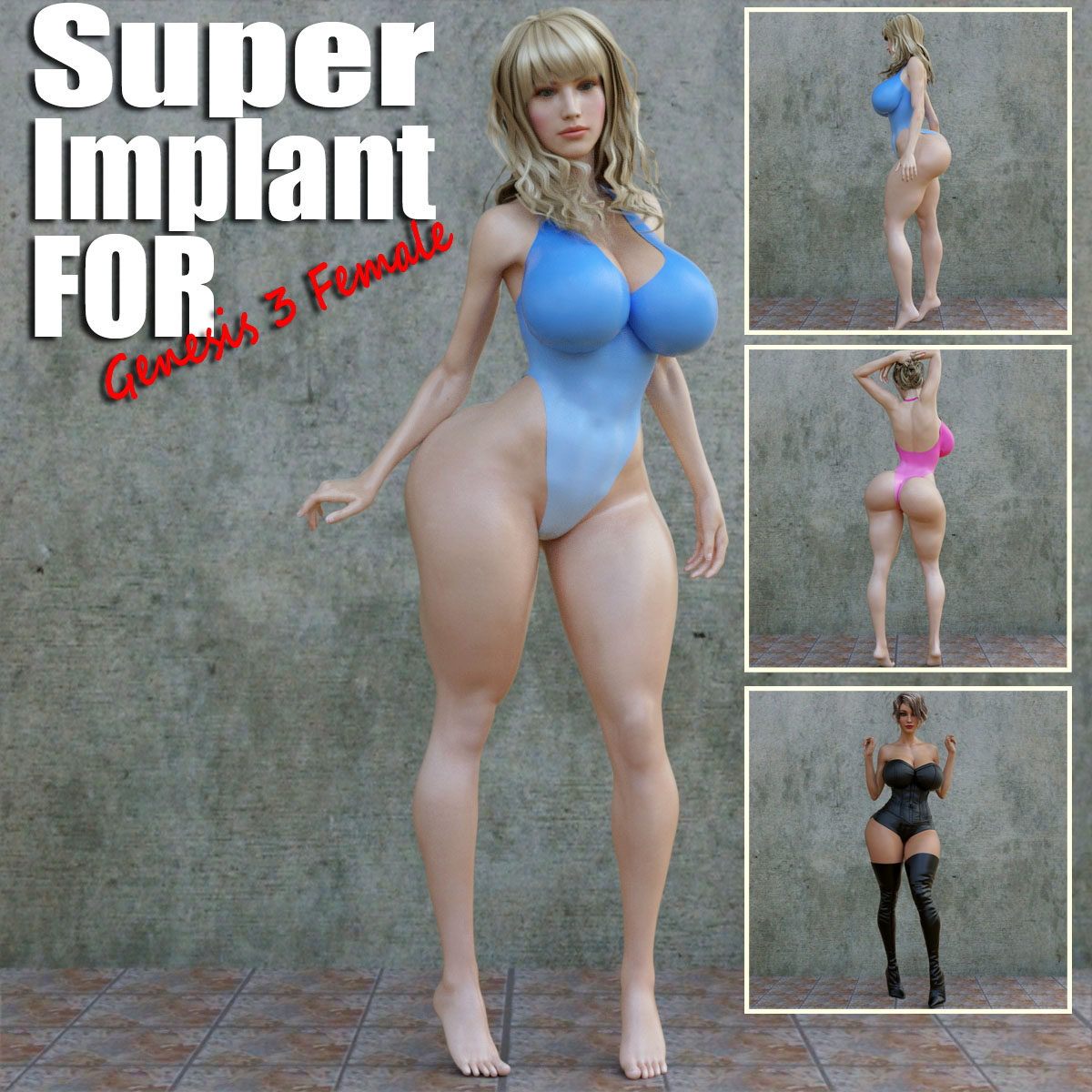 Super Implant For Genesis 3 Female