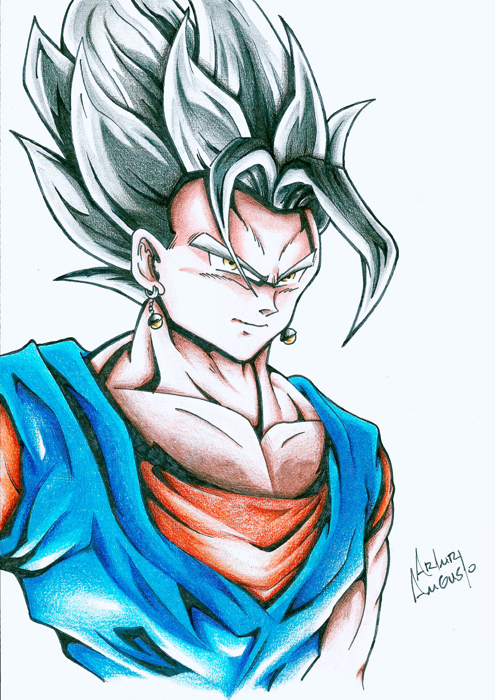 Como desenhar o Goku - Desenhando Fácil