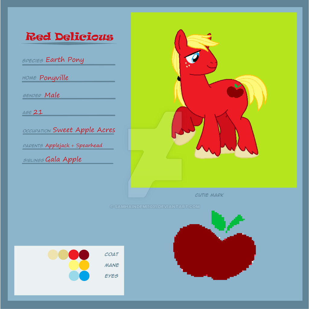 MLP Next Gen - Red Delicious by SamhainDemi1031 on DeviantArt