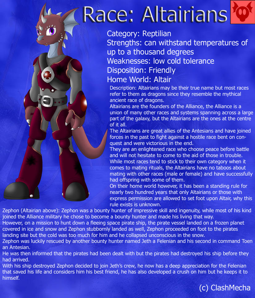 Alien Race 2 Altairians by clashmecha on DeviantArt