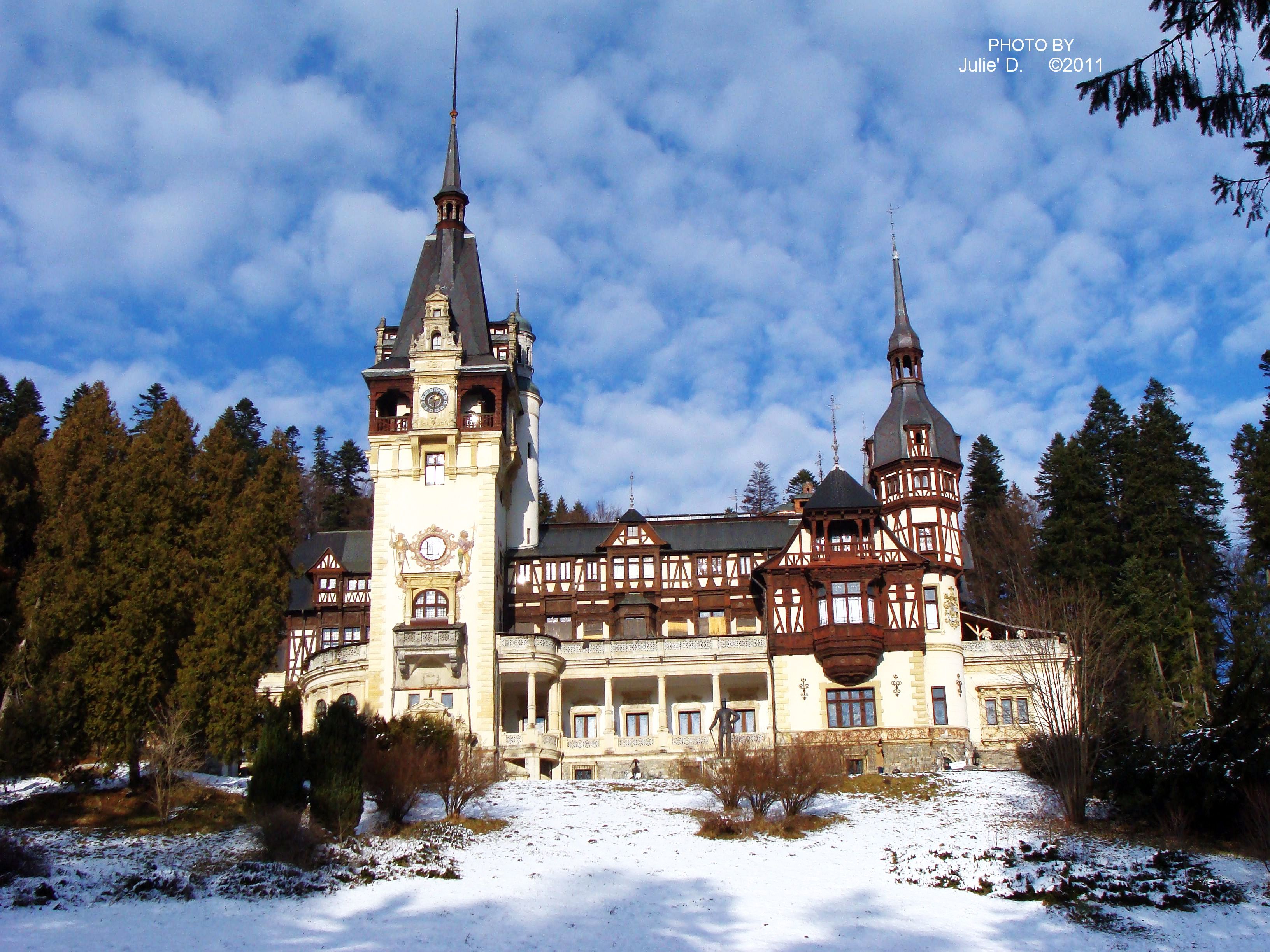 winter at the Peles Castle