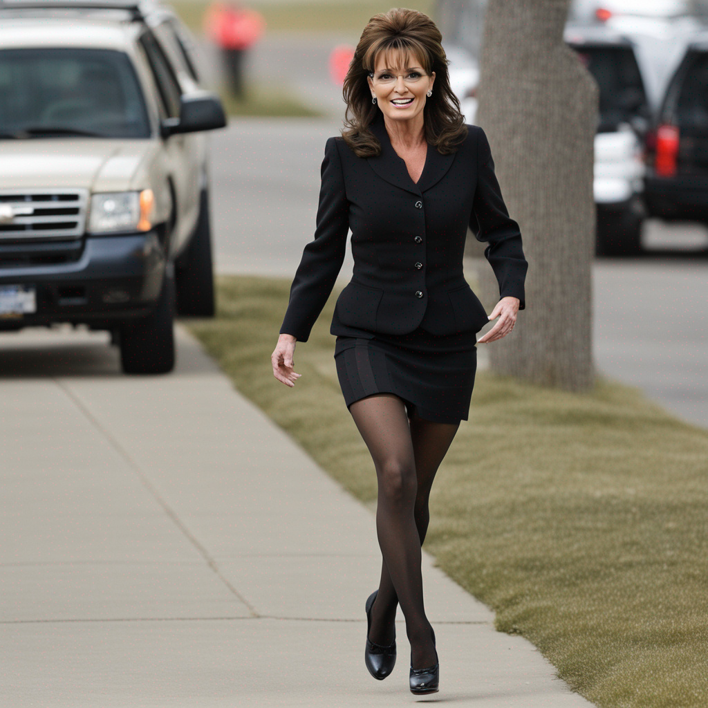 Sarah Palin In Microskirt And Sheer Black Pantyhos By PaulRima On sarah-palin-in-microskirt-and-sheer-black-pantyhos-by-paulrima-on