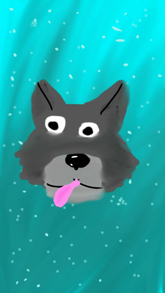Derpy Wolf Head by WolfWithAClaw on DeviantArt